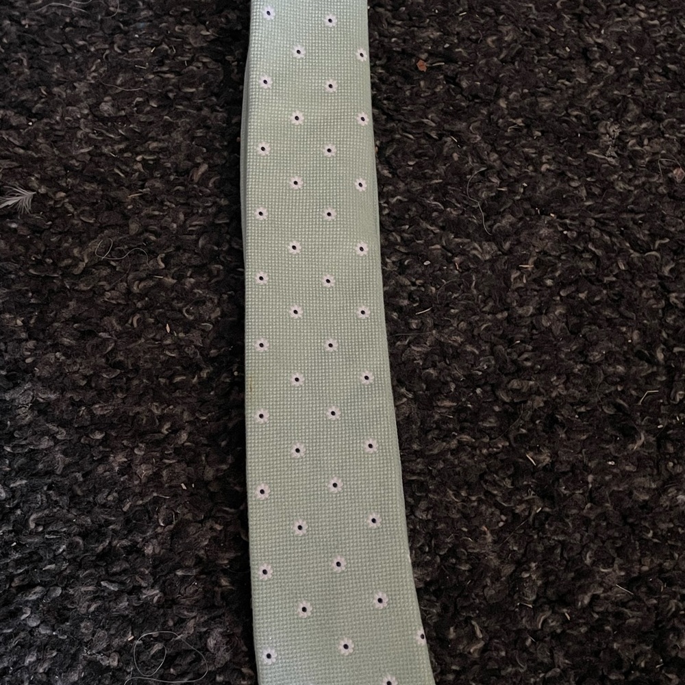 Bar lll olive gray floral men’s tie